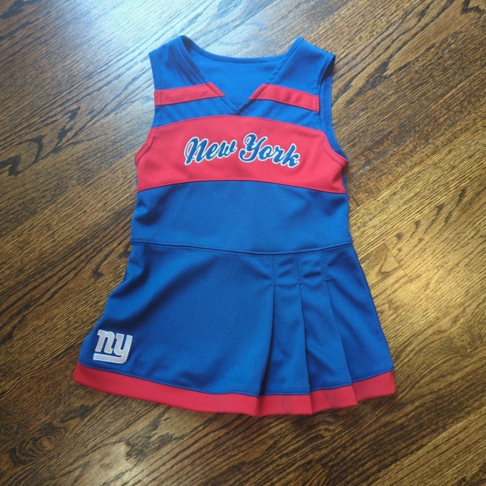 Source Unknown Blue and Red Kids Casual Dress